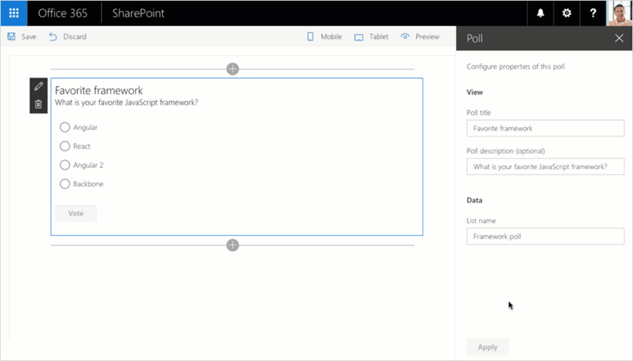 SharePoint Framework reaches general availability 1