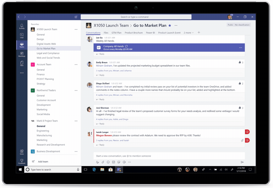 Microsoft teams