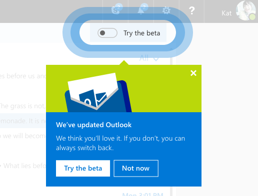 Try Beta