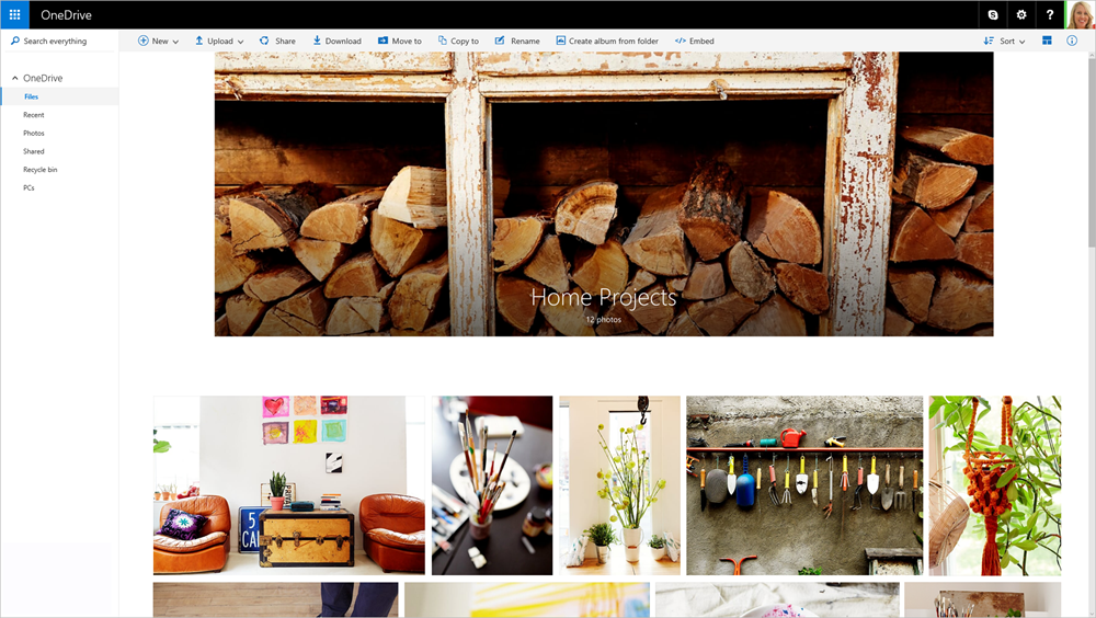 OneDrive photos experience 4