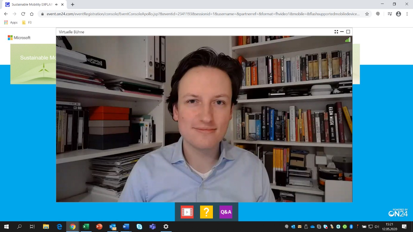 Screenshot von Robert Heinecke, CEO bei Breeze Technologies