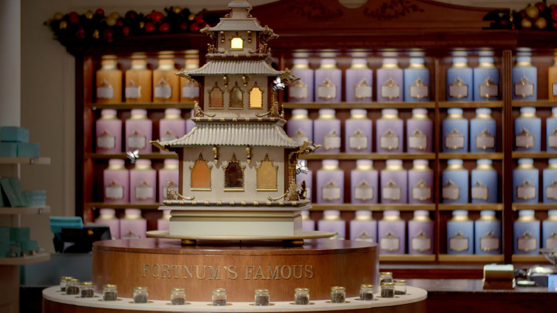 Das Geschäft von Fortnum & Mason in London zu sehen.