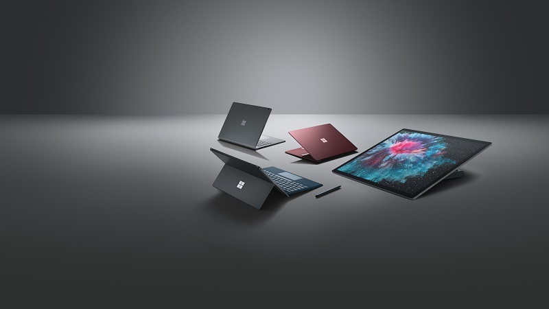 Die verschiedenen Geräte der Surface-Familie