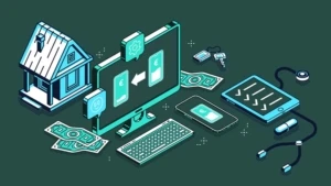 Das Bild zeigt in animierter Form, wie die Schnittpunkte zwischen Banken und Versicherer und Kunden sind