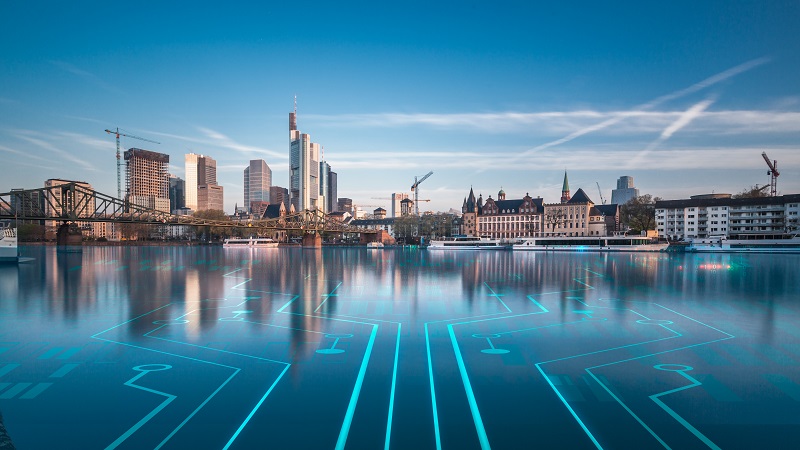 Blick auf Frankfurt am Main