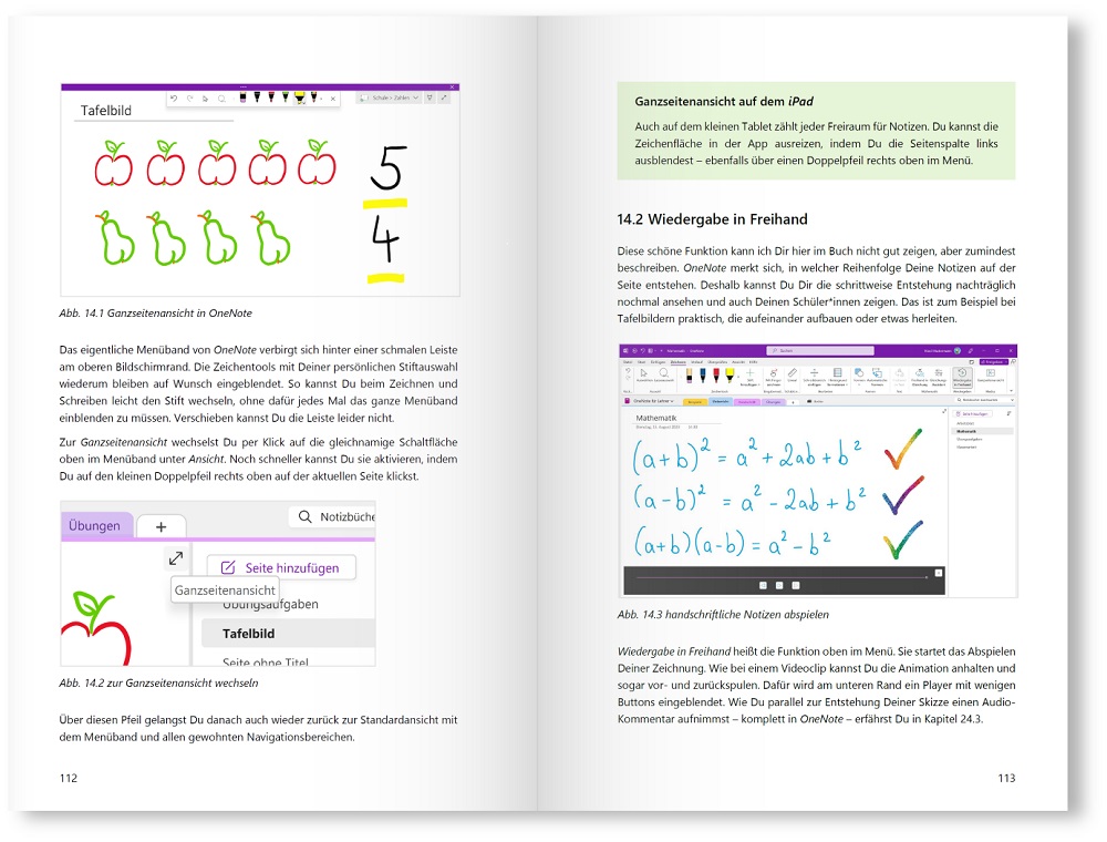 Auszug aus dem Handbuch: OneNote im Unterricht sinnvoll einsetzen