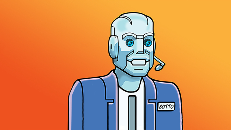Illustration des Chatbots BOTTO
