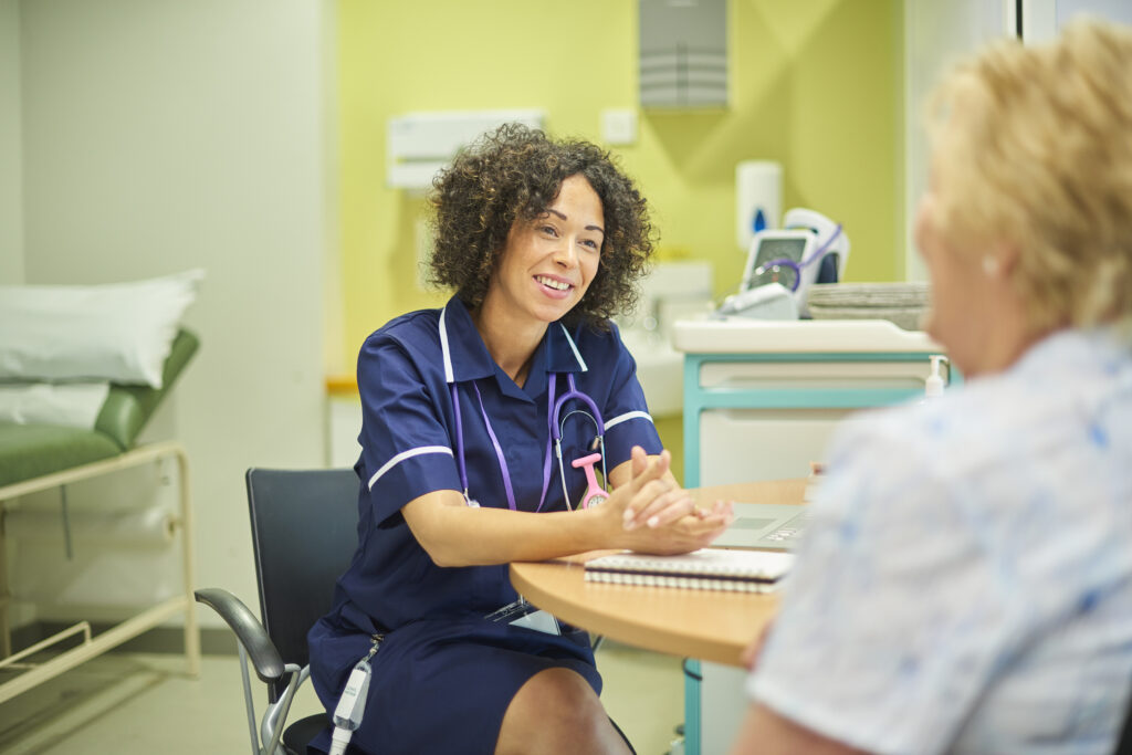 caring hospital nurse