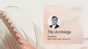 A decorative image with Tito's headshot