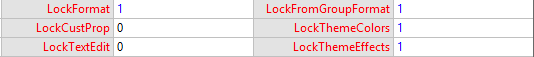 Lock data graphics from theme effects and formats
