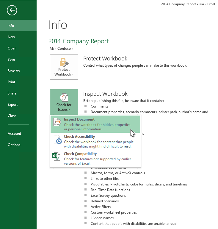 Document Inspector 1