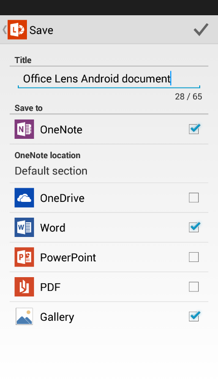 Office Lens Android now available at Google Play Store 3