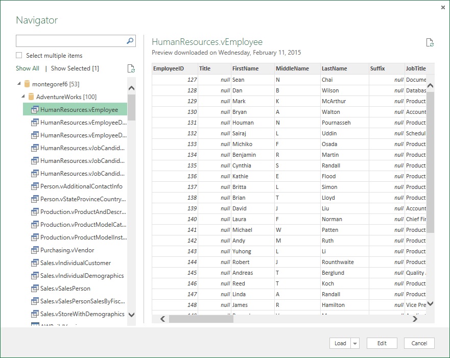 6 updates for Power Query for Excel 2