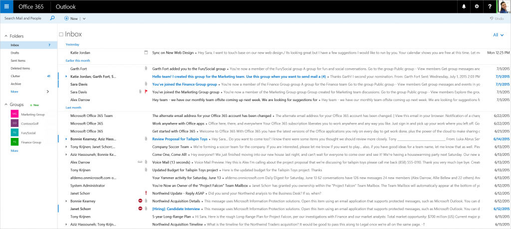border - New features coming to Outlook on the web 3