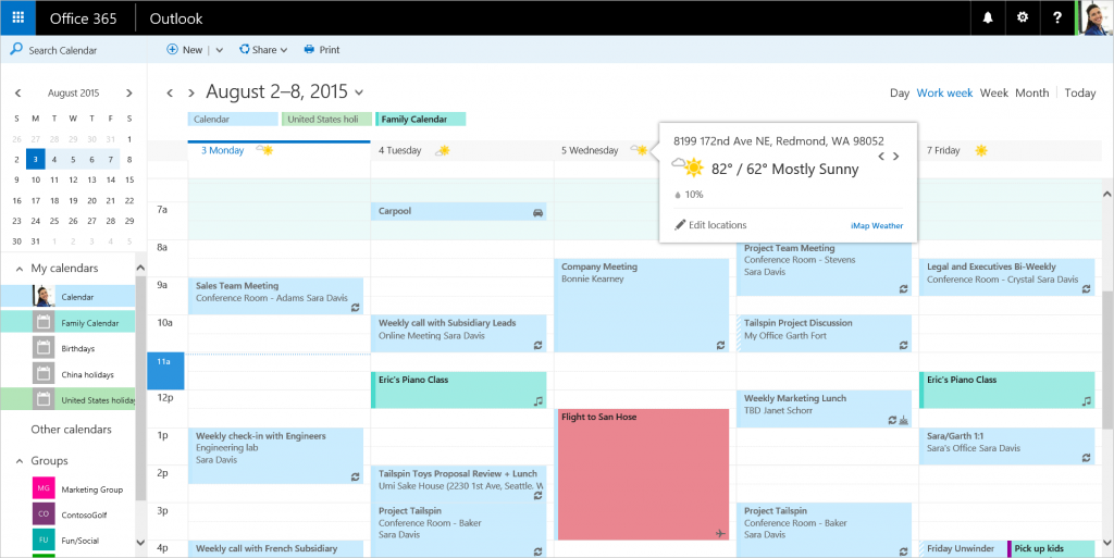 border - New features coming to Outlook on the web 6