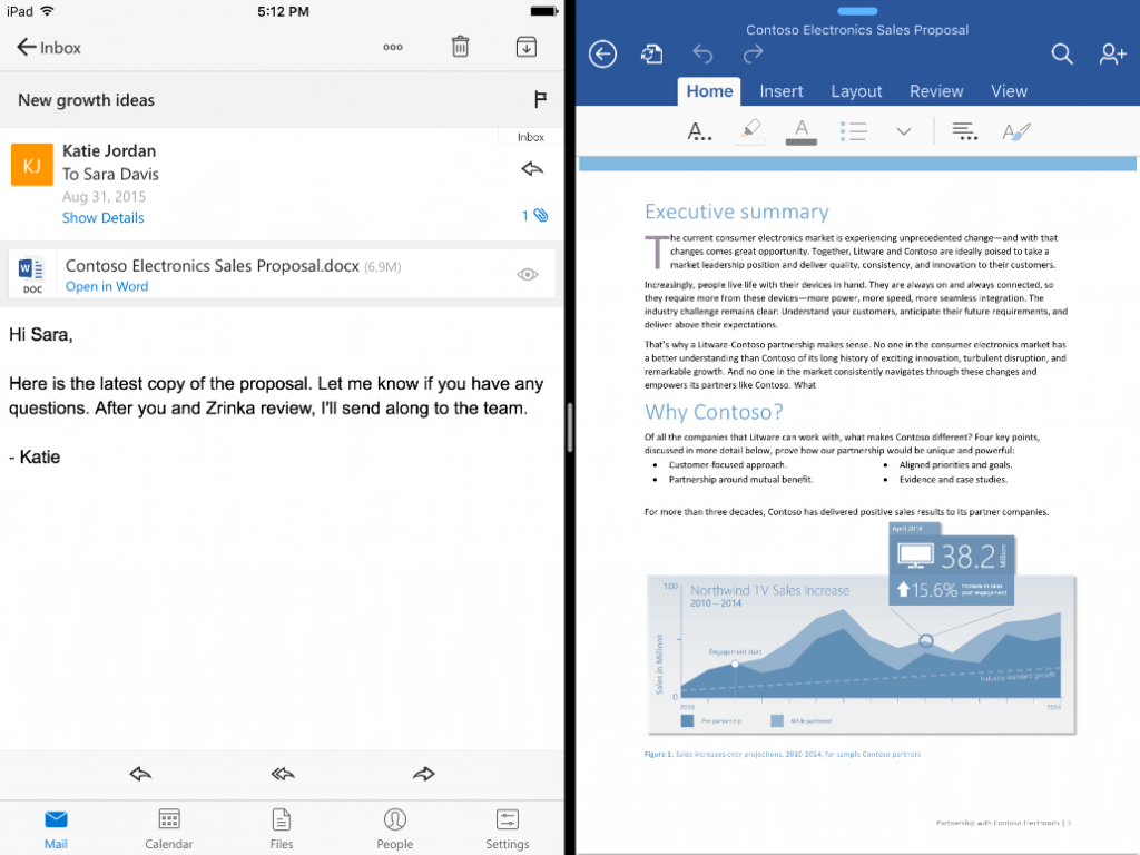 Office updates for the iPad 3
