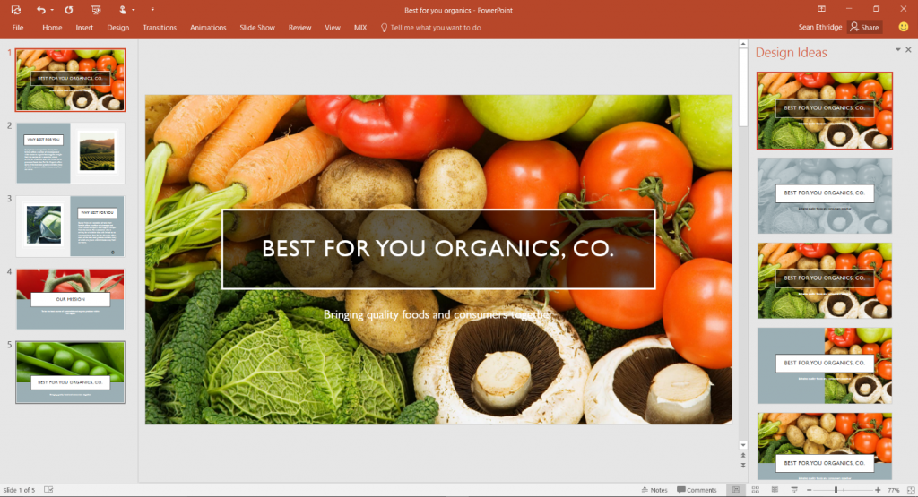 The evolution of PowerPoint 1