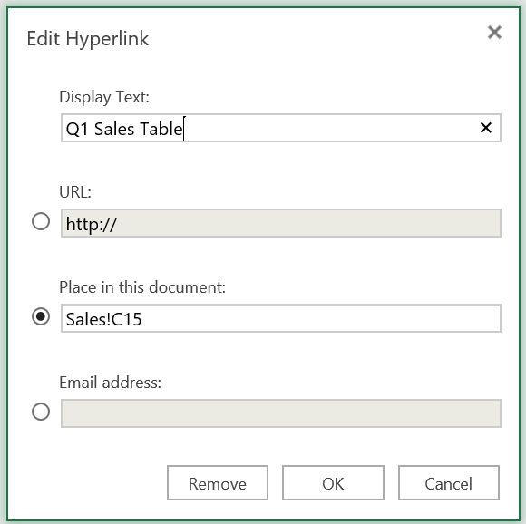 Excel Online march update 6