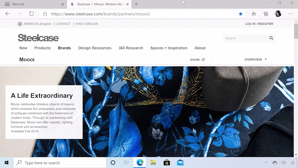A collection created in Microsoft Edge.