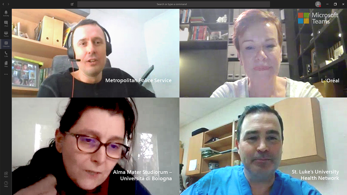 Image of a Microsoft Teams meeting