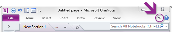 arrow pointing to dropdown menu