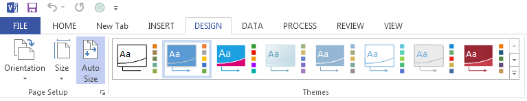 Visio theme gallery