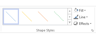 Visio connector styles