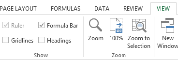 Turning off Gridlines and Headings