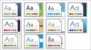 Presentation options