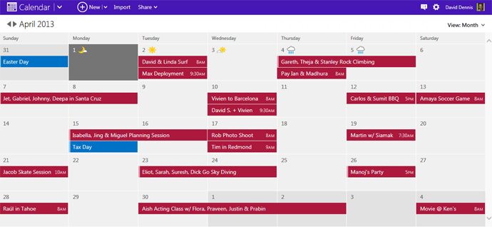 calendar