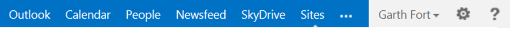 menu bar