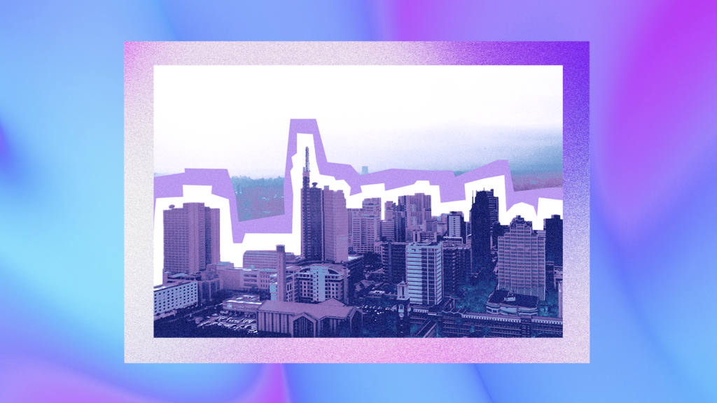 City skyline with digital overlay, representing cybersecurity planning and cross-sector coordination