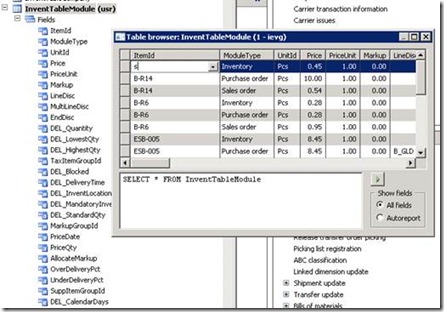 InventTableModule table