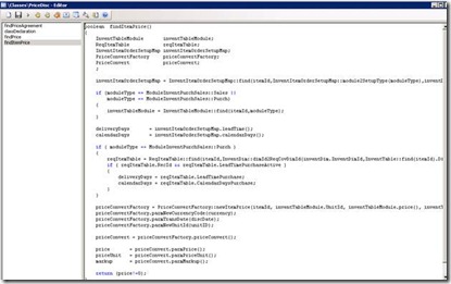 PriceDisc.findItemPrice() method