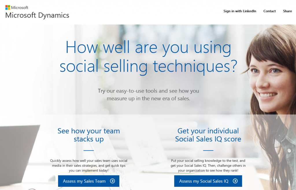 Social Selling Assessment Tool.