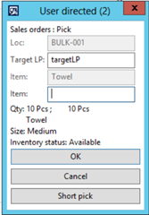 conf5 Getting blocked until scanning the product identifier, which in this case can be a bar code or a GTIN code.