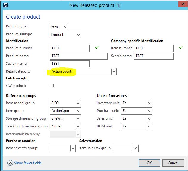 New release product. Create product.