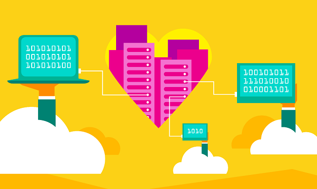 a close up of graphics