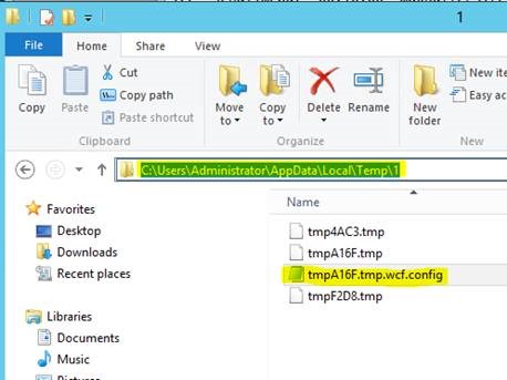 Opening the TXT file from the configuration tool.