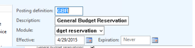 Posting definition, Description, Modules, Effective date.