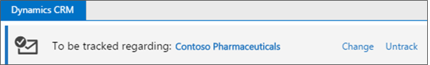 Dynamics CRM tracking incoming email.