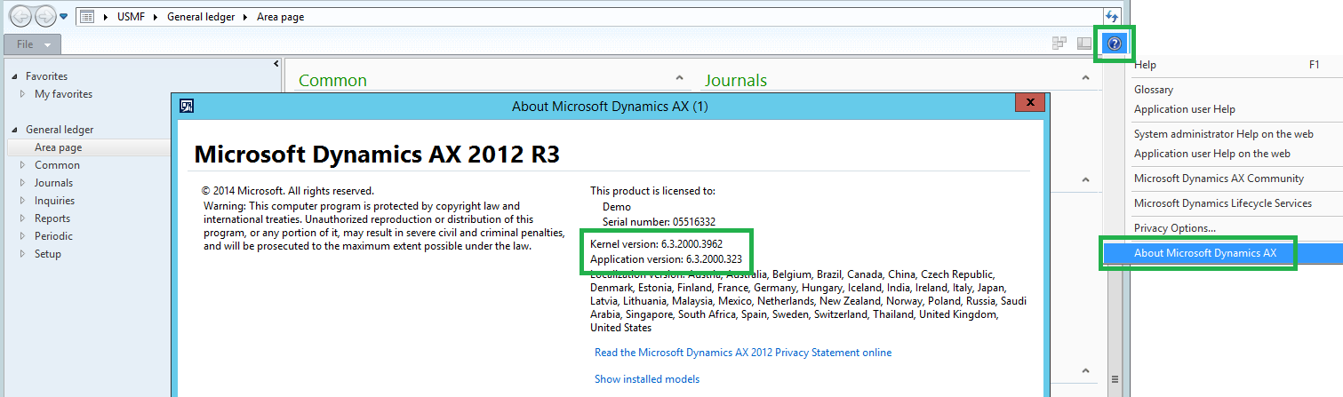 About Microsoft dynamics AX.
