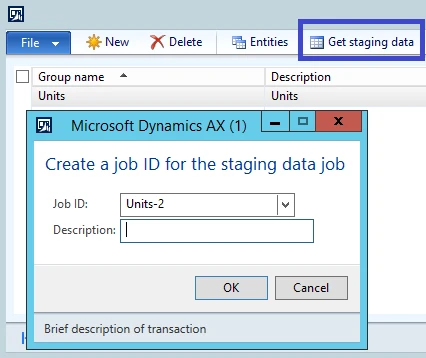 Get staging data.