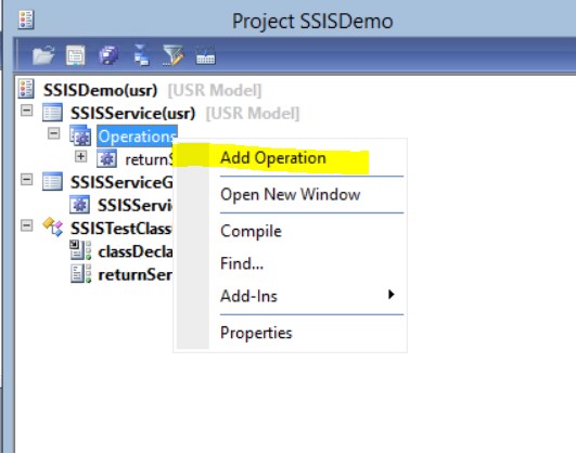 Clicking add operation.