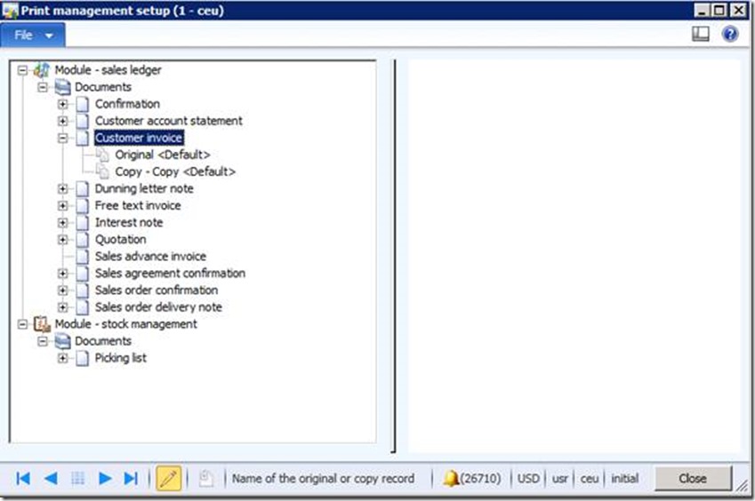 Print management setup.