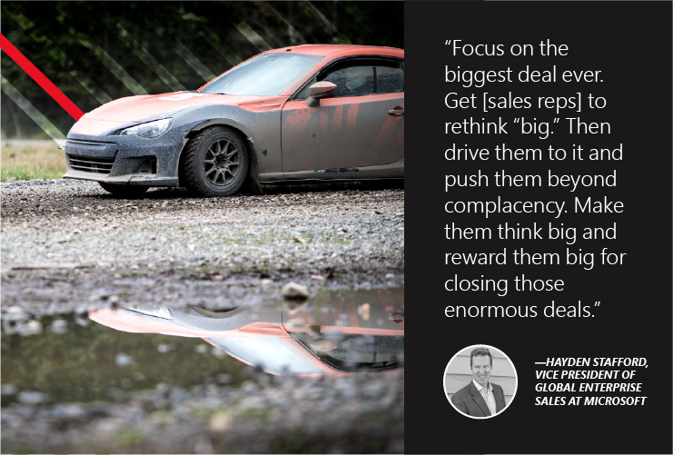 Quote from Hayden Stafford, Vice President of global enterprise sales at Microsoft.