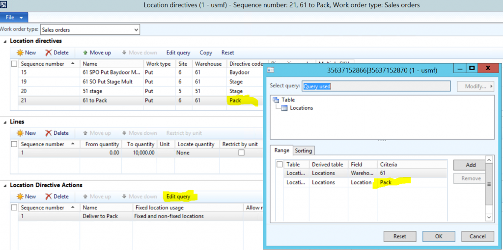 Location directives.