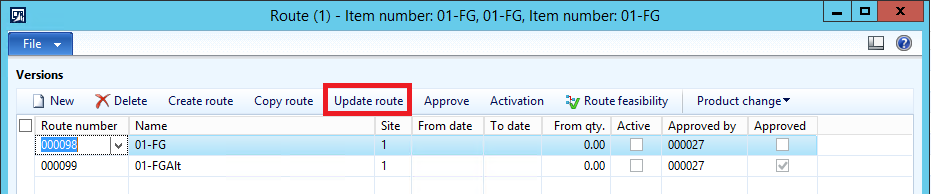 Route references updated with new information.