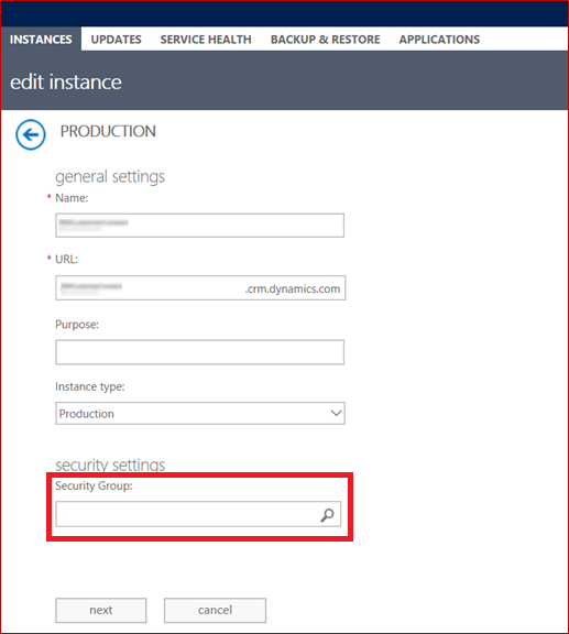 An instance without a security group specified