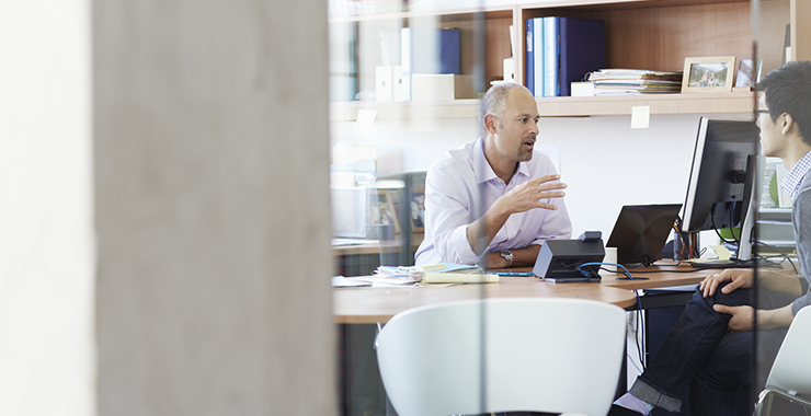 a person sitting at a table